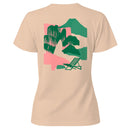 Women's T-shirt Minimalist Tropical Landscape