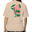 Abstract Geometric Cocktail Art Women's T-shirt