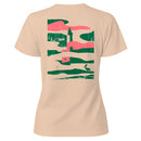 Lighthouse Silhouette Bird Illustration Women's T-shirt