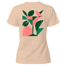 Abstract Geometric Cocktail Leaves Women's T-shirt