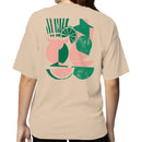 Abstract Fruit and Vase Illustration Women's T-shirt