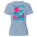 Miami Retro Flamingo Sunset Women's T-shirt