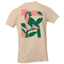 Abstract Bird Leaves Minimalist Art Men's T-shirt