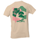 Men's T-shirt Minimalist Tropical Landscape