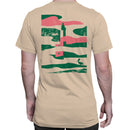 Lighthouse Silhouette Bird Illustration Men's T-shirt