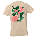 Abstract Geometric Cocktail Leaves Men's T-shirt