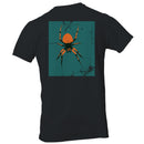Grunge Orange Spider Men's T-shirt