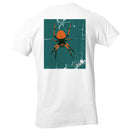 Grunge Orange Spider Men's T-shirt