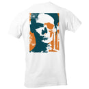 Abstract Grunge Skull Face Overlay Men's T-shirt