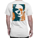 Abstract Grunge Skull Face Overlay Men's T-shirt