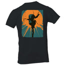 Retro Microphone Sunburst Men's T-shirt