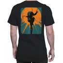 Retro Microphone Sunburst Men's T-shirt
