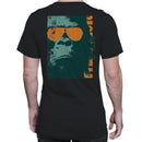 Gorilla in Orange Aviator Sunglasses Men's T-shirt