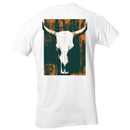 Distressed Longhorn Skull Western Men's T-shirt