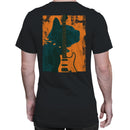 Cat and Electric Guitar Vintage Men's T-shirt
