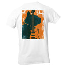 Cat and Electric Guitar Vintage Men's T-shirt