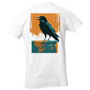 Raven on Vintage Amplifier Grunge Art T-shirt