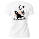 Volcano Dinosaur Silhouette Women's T-shirt