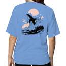 Shark Jumping from Waves Women's T-shirt