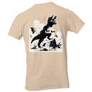 T-Rex Roaring Prehistoric Scene Men's T-shirt