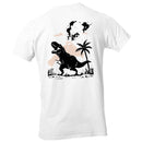 Volcano Dinosaur Silhouette Men's T-shirt