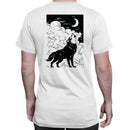 Howling Wolf Moon Clouds Men's T-shirt