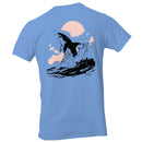 Shark Jumping Waves at Sunset Men's T-shirt