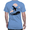 Shark Jumping Waves at Sunset Men's T-shirt