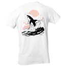 Shark Jumping Waves at Sunset Men's T-shirt