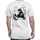Samurai Cat Sword Illustration Men's T-shirt
