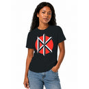 Geometric DK Monogram Red Circle Women's T-shirt