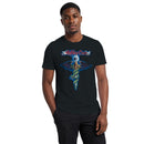 Mötley Crüe Snake Dagger Skull Men's T-shirt