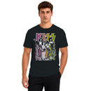 KISS US Tour 77 Rainbow Flame Men's T-shirt