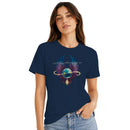 Journey Winged Globe Space Art Women's T-shirt