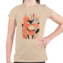 Youth's T-shirt with Cute Autumn Squirrel Design