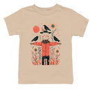 Vintage Scarecrow Youth's T-shirt with Crows & Sunflowers