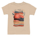 Youth's T-shirt - Cozy Cat on Knitted Blankets