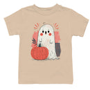 Halloween Ghost with Pumpkin Youth T-shirt