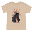Youth's T-shirt - Whimsical Cat with Witch Hat