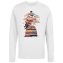 Cozy Owl on Books Women's Long Sleeve T-Shirt