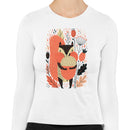 Women's Long Sleeve Autumn Squirrel with Acorn T-Shirt