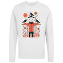 Vintage Scarecrow with Crows Women's Long Sleeve