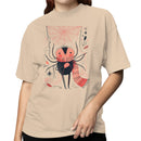 Women's T-shirt with Cute Spider Illustration