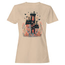 Haunted House Halloween Illustration Women's T-shirt