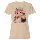 Sleeping Fox Autumn Leaves Women's T-shirt