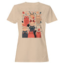Autumn Cats with Leaves Women's T-shirt