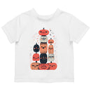 Cute Pumpkin Faces Halloween Toddler T-shirt