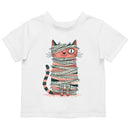 Mummy Cat Halloween Humor Toddler T-shirt