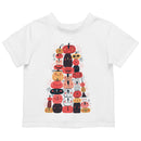 Toddler's Cute Pumpkin Faces Halloween T-shirt
