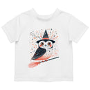 Witch Owl Broomstick Halloween Toddler T-shirt